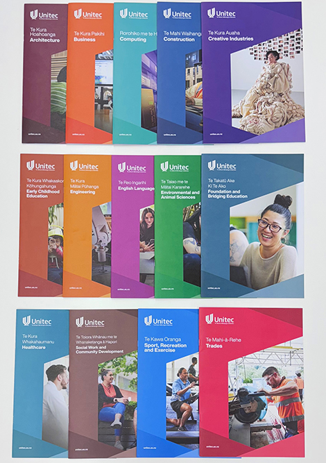 A cover image of Unitec brochures 2025