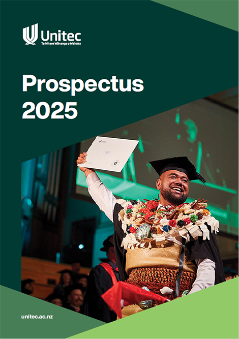 A cover image of Unitec prospectus 2025